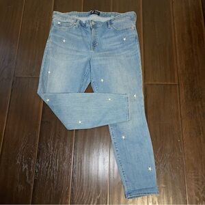 GAP Skinny Stars Legging Jeans Size 16